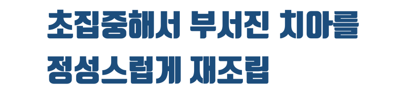 [완전 파절 치아 살리기] 두동강난 치아의 치료 1년 3개월 경과 #재식술 #파절치아 #최용훈원장 사진 3